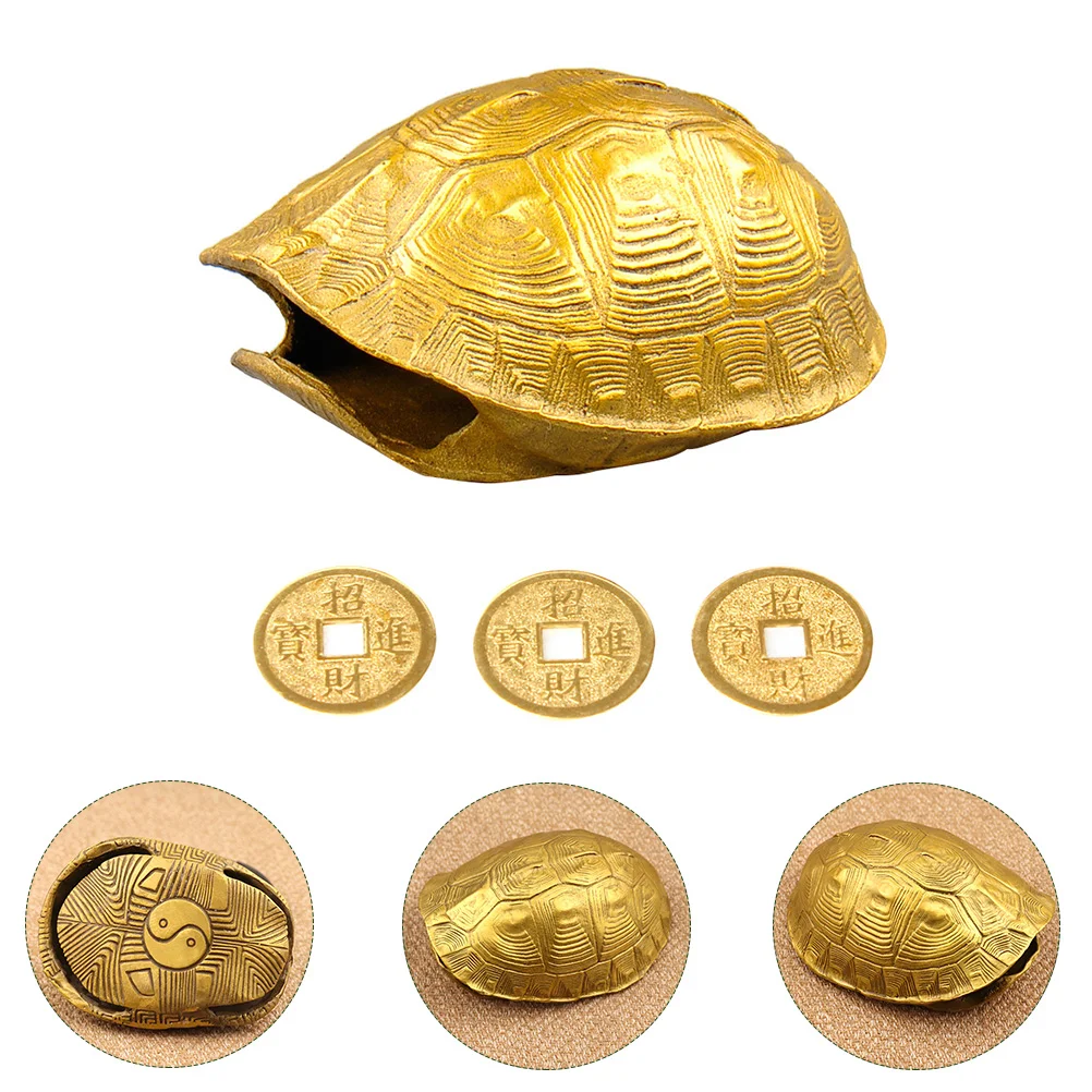 1 Set Delicate Turtle Shell Luck Charm Copper Crafts Home Ornament Ominous Tools Coin Lucky Money Retro for Home Gift Office
1 Set Delicate Turtle Shell Luck Charm Copper Crafts Home Ornament Ominous Tools Coin Lucky Money Retro for Home Gift Office