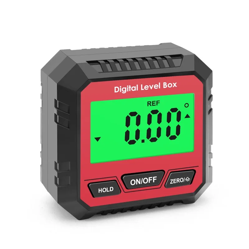 

360° Digital Angle Gauge Magnetic Protractor Inclinometer Level Angle Finder Angle Cube Level Box With Magnes And Backlight