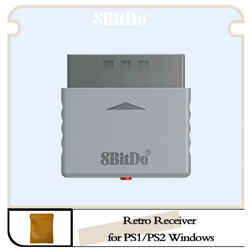 

8Bitdo PS Bluetooth Adapter Retro Receiver Game Accessories for Mainstream Controllers Support for PS1/PS2 hosts Windows 10/11