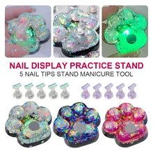 1PC Nail Art Practice Display Stand Cute Cat Claw Nail Practice Training Holder With 5 Nail Tips Stand Manicure Tool
1PC Nail Art Practice Display Stand Cute Cat Claw Nail Practice Training Holder With 5 Nail Tips Stand Manicure Tool