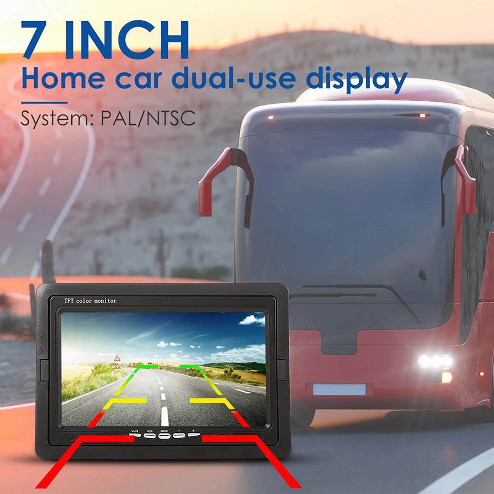 Car Monitor For Car Truck Home Security Camera 7 Inch Car Monitor 12V TFT LCD Screen PAL/NTSC Car Monitor Rear View Screen
Car Monitor For Car Truck Home Security Camera 7 Inch Car Monitor 12V TFT LCD Screen PAL/NTSC Car Monitor Rear View Screen