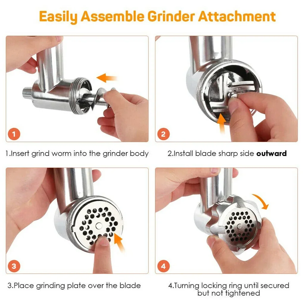 

/ Attachment Replacement Meat For Kitchen Stand Kenwood Grinder Grinding Mixer Chef Food Tools Kmix