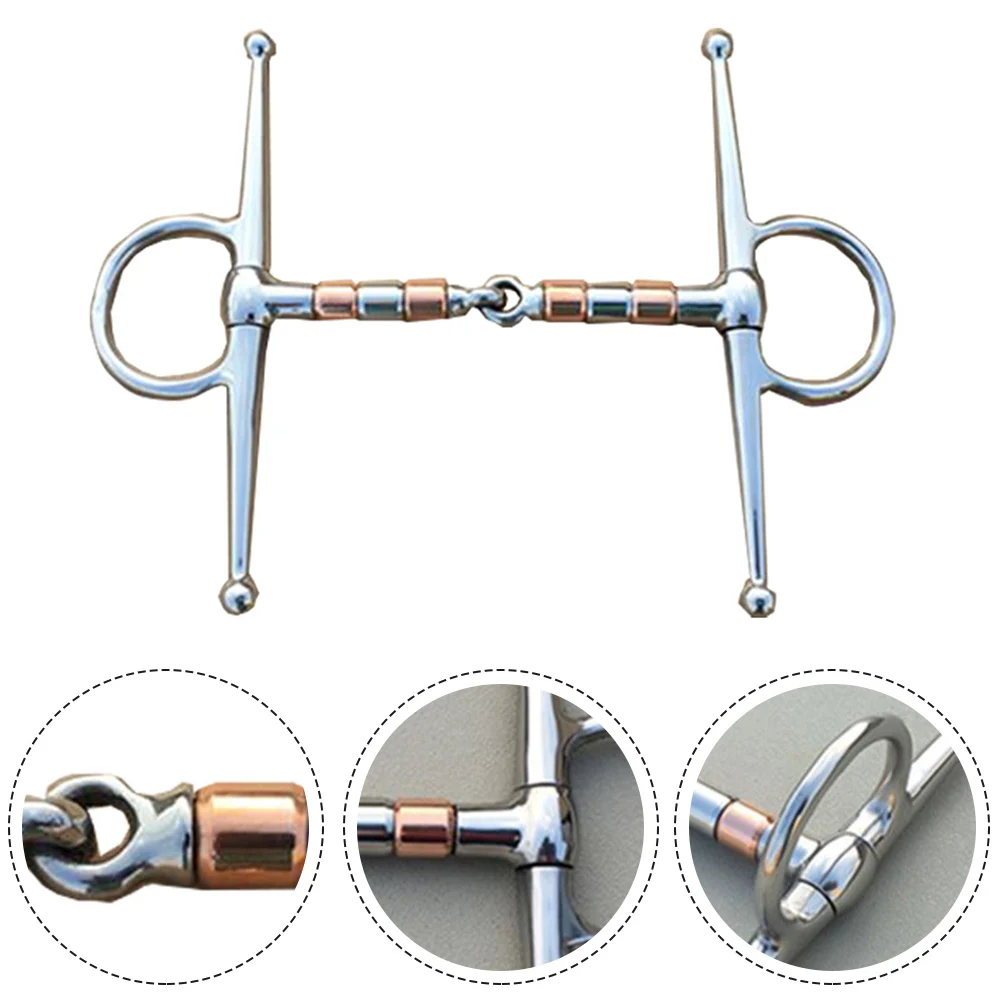 Full Cheek Horse Bit Copper Mouth Horse Tack Snaffle Bit Stainless Steel Brand New Durable And Practical Hot Sale
Full Cheek Horse Bit Copper Mouth Horse Tack Snaffle Bit Stainless Steel Brand New Durable And Practical Hot Sale