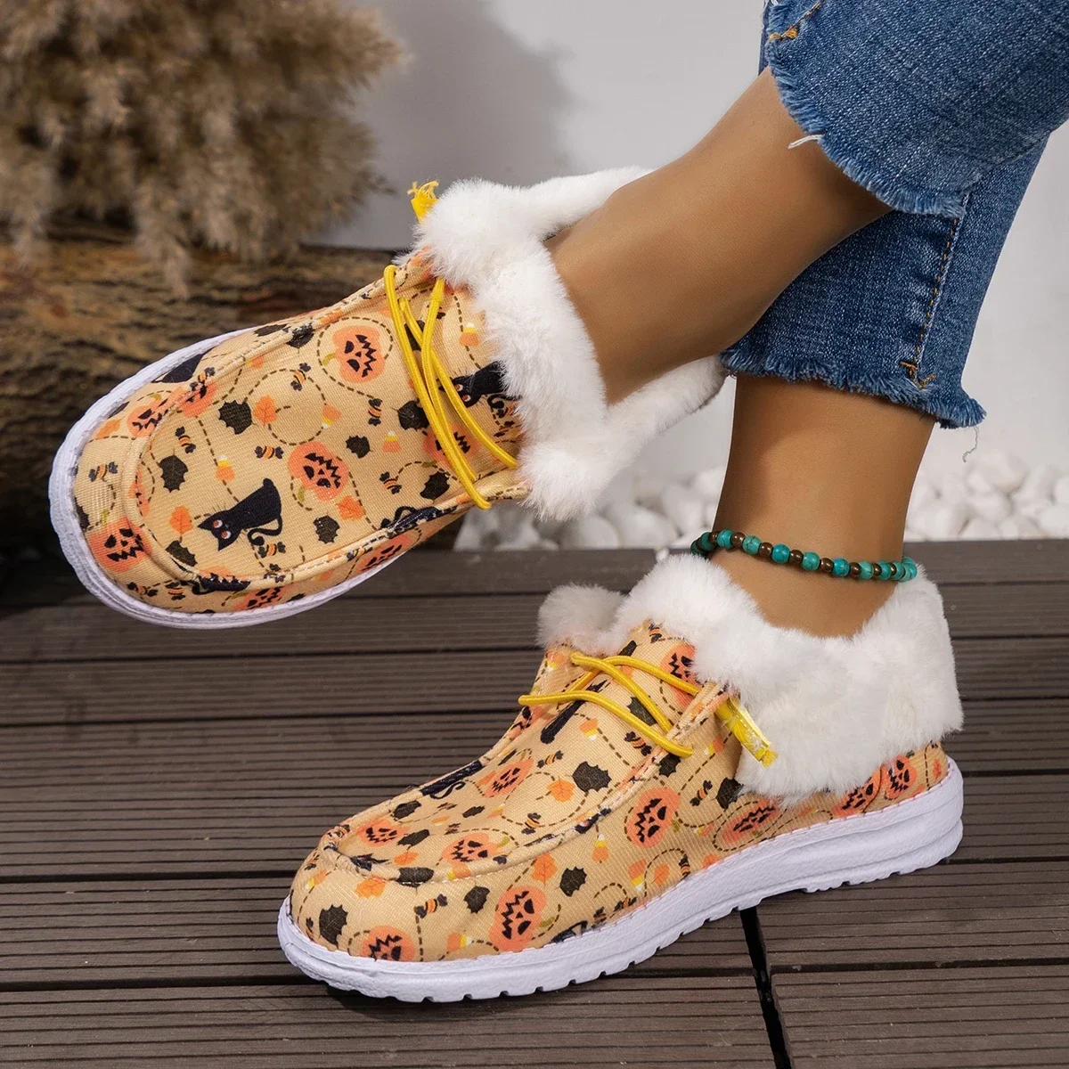 NEW Women Casual Sneakers Thick Sole Chunky Sneakers Warm Plush Lined Anti-slip Running Shoes Boots Platform
NEW Women Casual Sneakers Thick Sole Chunky Sneakers Warm Plush Lined Anti-slip Running Shoes Boots Platform