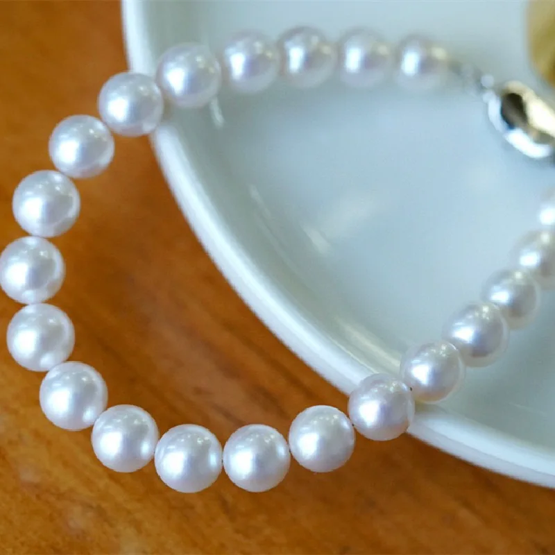 Elegant White Natural 9-10mm Pearl Bracelet, Fashion Casual Sea Beaded Bracelet for Women Gift 2024 New
Elegant White Natural 9-10mm Pearl Bracelet, Fashion Casual Sea Beaded Bracelet for Women Gift 2024 New