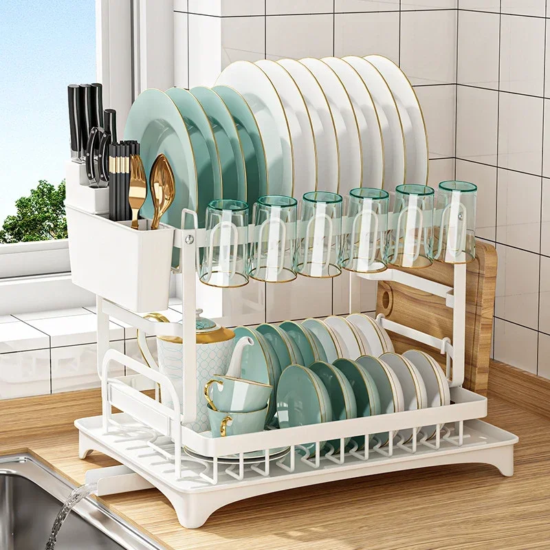 Rack New 2023 Organizer Tray Chopstick Cage Bowl Double-layer Box Draining Tableware Dish With Storage Basket Kitchen Household
Rack New 2023 Organizer Tray Chopstick Cage Bowl Double-layer Box Draining Tableware Dish With Storage Basket Kitchen Household