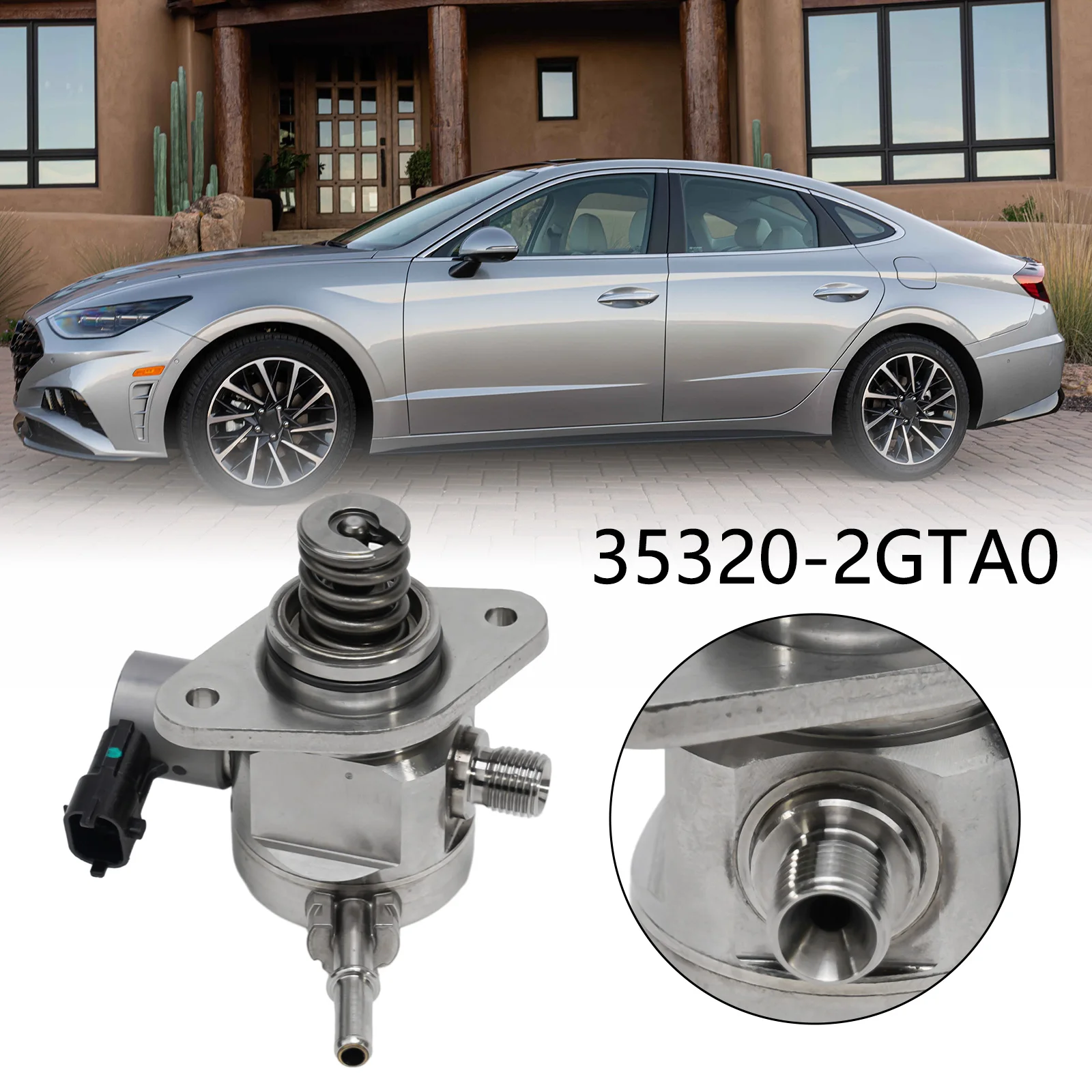 Car High Pressure Fuel Pump Fuel Pump Assembly For-Santa-Fe-Sport 2017-2020 For-Sonata 2015-2019 35320-2GTA0
Car High Pressure Fuel Pump Fuel Pump Assembly For-Santa-Fe-Sport 2017-2020 For-Sonata 2015-2019 35320-2GTA0