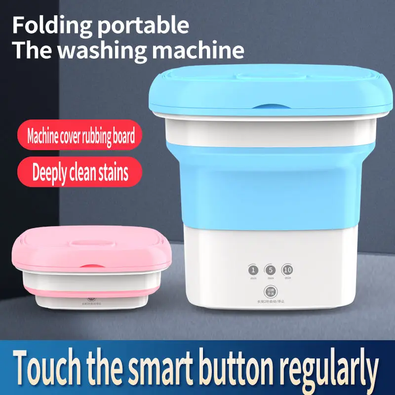 2 in 1 mini Folding Ultrasonic Washing Machine Portable Turbo Personal Rotating Automatic Cycle Cleaning Washer Dryer Bucket
2 in 1 mini Folding Ultrasonic Washing Machine Portable Turbo Personal Rotating Automatic Cycle Cleaning Washer Dryer Bucket