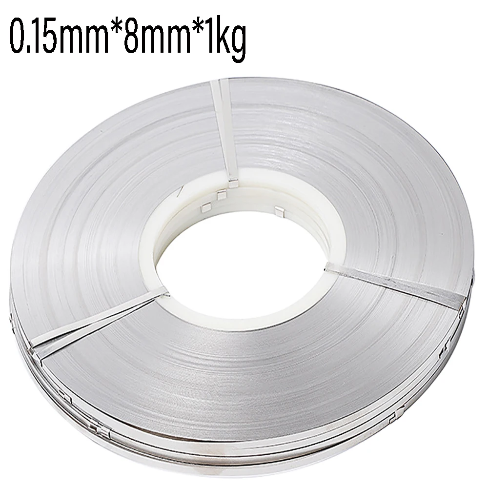 Purity Nickel Belt 0.15mm*8mm*1kg Pure Nickel Steel Strip Spot Welder 99.6% Nickle Tabs for Lithium 18650 26650 Battery Packs
Purity Nickel Belt 0.15mm*8mm*1kg Pure Nickel Steel Strip Spot Welder 99.6% Nickle Tabs for Lithium 18650 26650 Battery Packs