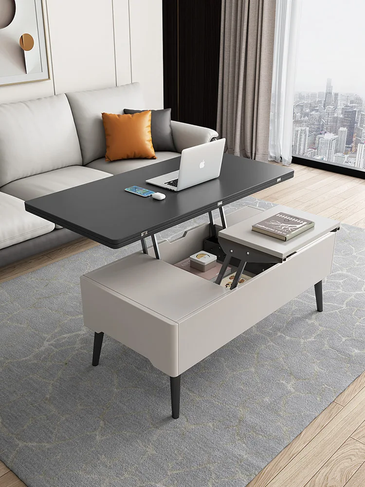 Dual purpose multifunctional dining table with adjustable folding coffee table
Dual purpose multifunctional dining table with adjustable folding coffee table