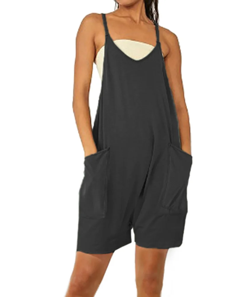 Jumpsuits Women Summer 2023 New Fashion Solid Color Casual Pocket Suspenders Shorts Jumpsuit Zipper Jumpsuit Shorts
Jumpsuits Women Summer 2023 New Fashion Solid Color Casual Pocket Suspenders Shorts Jumpsuit Zipper Jumpsuit Shorts