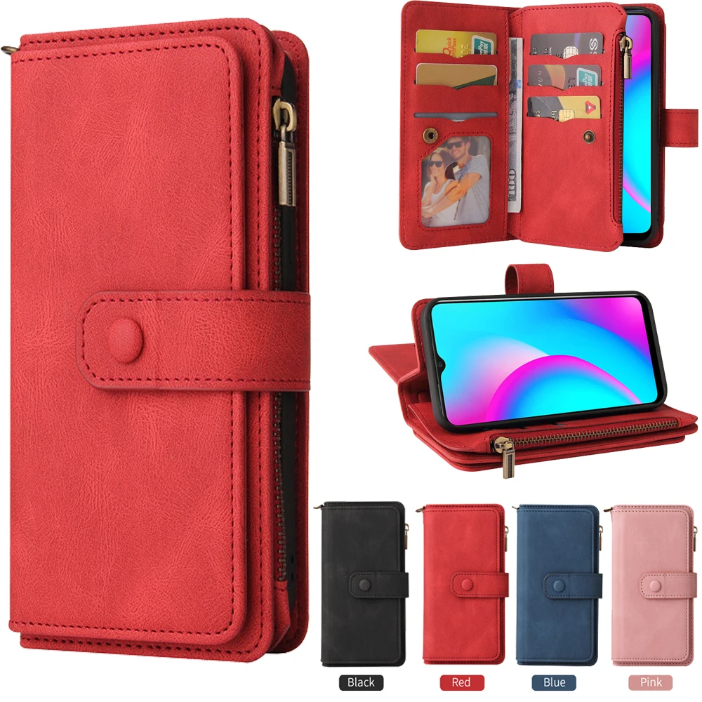 Кожаный кошелек на молнии Realme C33 C30 C25S, Роскошный чехол для OPPO Realme C30S, с несколькими слотами для карт 15, C25, C21, C15, C11
Кожаный кошелек на молнии Realme C33 C30 C25S, Роскошный чехол для OPPO Realme C30S, с несколькими слотами для карт 15, C25, C21, C15, C11