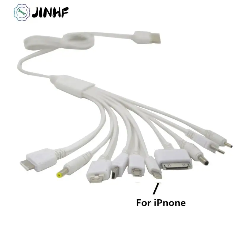 

10 in 1 Pin Cable Charger USB Adapter Data Wire For PSP Computer Cables Multifunction USB Data Transfer Cable Universal Multi