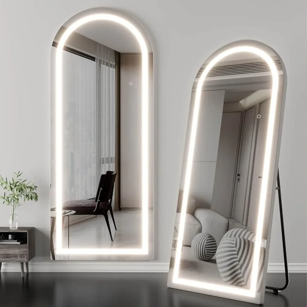 Free Standing/Wall Mounted/Leaning Full Body Arched Mirrors LED Mirror Full Length With Stands Mirror for Bedroom Floor Big Room
Free Standing/Wall Mounted/Leaning Full Body Arched Mirrors LED Mirror Full Length With Stands Mirror for Bedroom Floor Big Room