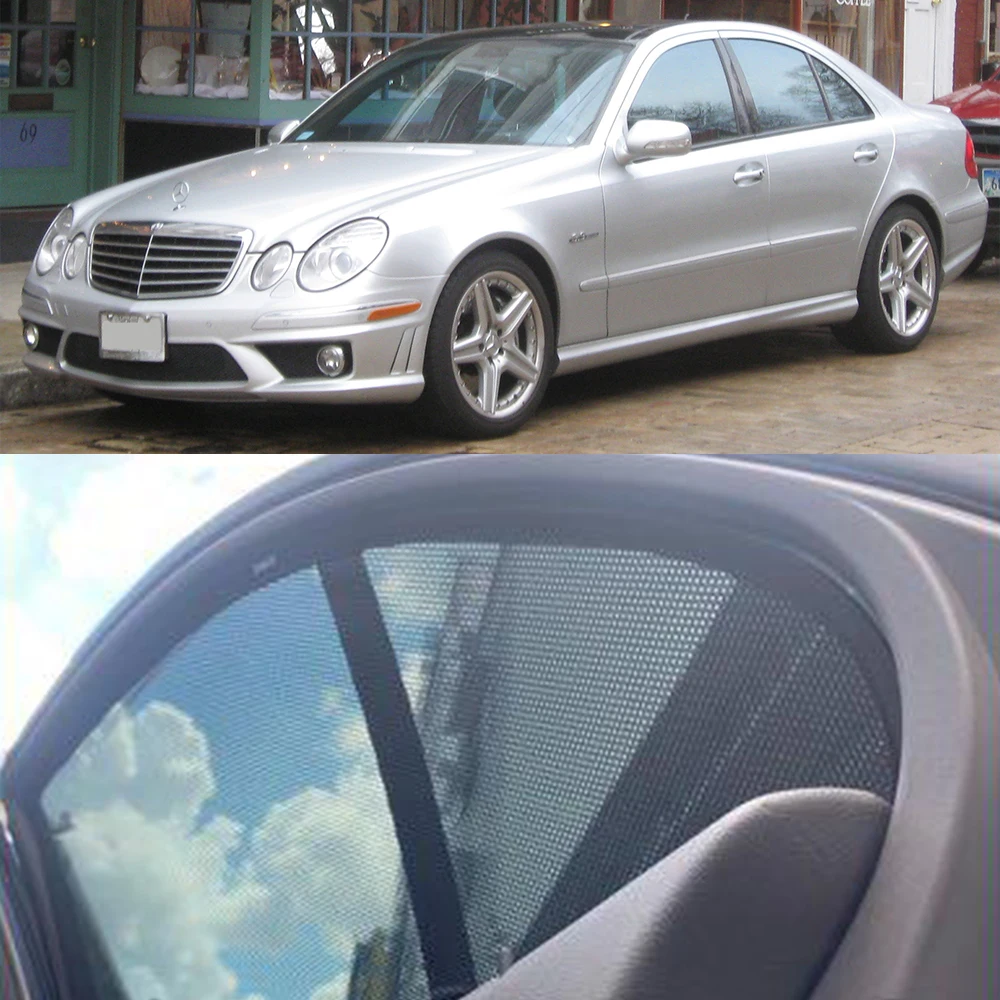 

For Mercedes Benz E Class W211 2002-2009 200 280 Car Sunshade Shield Front Windshield Curtain Rear Side Window Sun Shade Visor