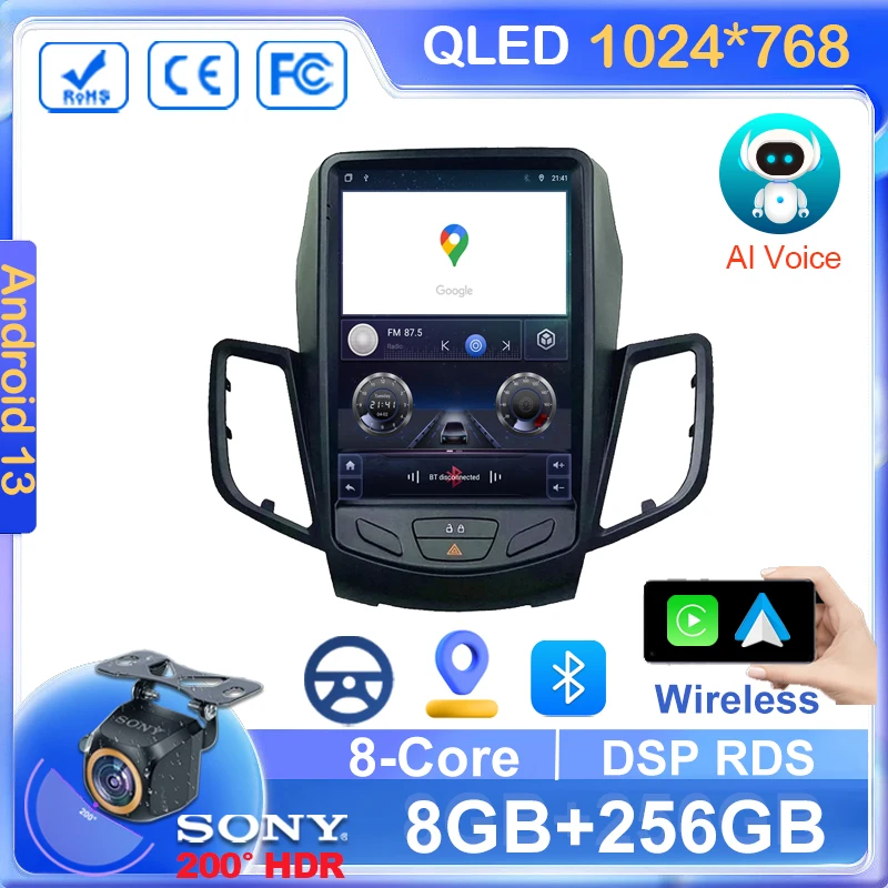 Автомобильная стереомагнитола для Ford Fiesta MK7 2009-2016 Tesla Style Android 13 мультимедийный плеер Carplay GPS Navi Head Unit NO 2DIN
Автомобильная стереомагнитола для Ford Fiesta MK7 2009-2016 Tesla Style Android 13 мультимедийный плеер Carplay GPS Navi Head Unit NO 2DIN