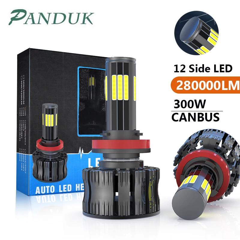 PANDUK 3D 360 H7 светодиодный Canbus 12 Side светодиодный 280000LM 300W Автомобильные фары H11 H4 H1 HB3 9005 HB4 9006, Автомобильные противотуманные фары, мини-лампа
PANDUK 3D 360 H7 светодиодный Canbus 12 Side светодиодный 280000LM 300W Автомобильные фары H11 H4 H1 HB3 9005 HB4 9006, Автомобильные противотуманные фары, мини-лампа