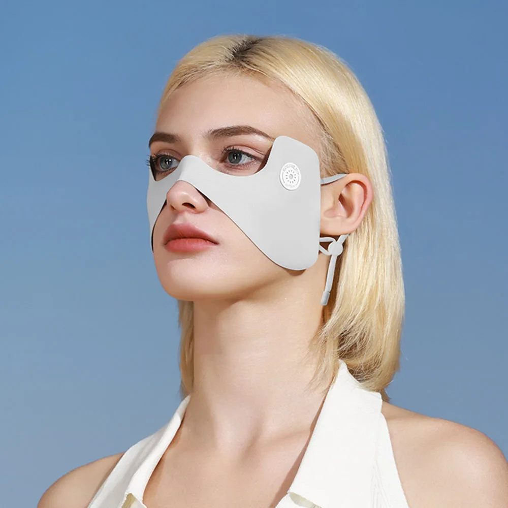 

Летняя шелковая маска, солнцезащитный шарф для лица, дышащие солнцезащитные патчи для глаз, защита от УФ-лучей, Солнцезащитная вуаль, чехол для лица для верховой езды 2024