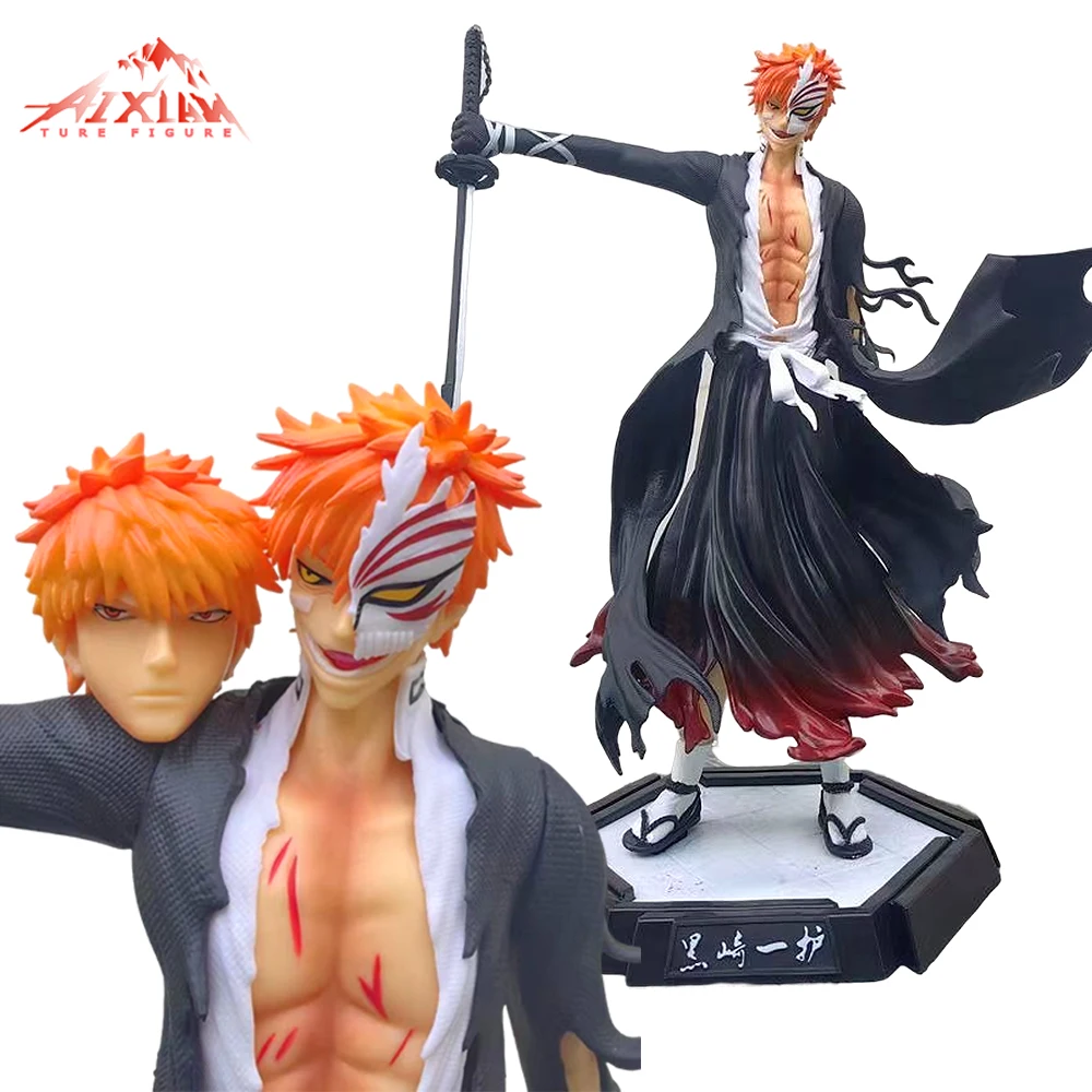 31cm BLEACH Kurosaki Ichigo Action Figure #991 Kurosaki Ichigo Anime Figure PVC GK Statue Figurine Collectible Model Doll Toy
31cm BLEACH Kurosaki Ichigo Action Figure #991 Kurosaki Ichigo Anime Figure PVC GK Statue Figurine Collectible Model Doll Toy