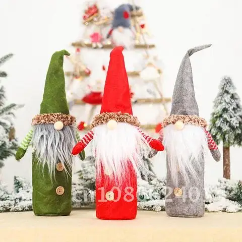 2021 Home Christmas Decorations Santa Claus Wine Bottle Cover Snowman Stocking Gift Holders Navidad Noel Deco New Year 2022
2021 Home Christmas Decorations Santa Claus Wine Bottle Cover Snowman Stocking Gift Holders Navidad Noel Deco New Year 2022