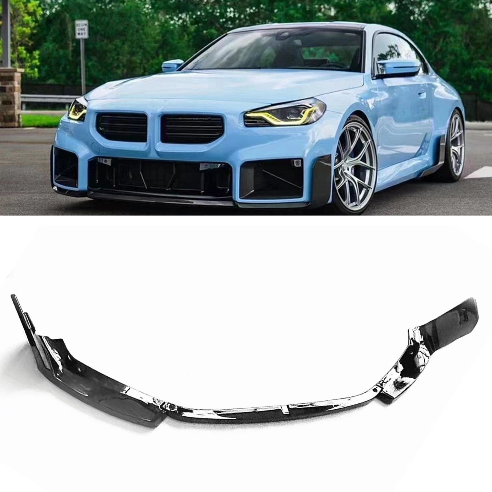 For BMW M2 G87 2023-2024 Front Bumper Spoiler Lip Glossy Black Car Lower Splitter Blade Protector Plate
For BMW M2 G87 2023-2024 Front Bumper Spoiler Lip Glossy Black Car Lower Splitter Blade Protector Plate