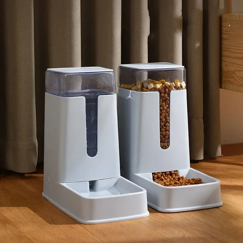 

Products Bowl Dispenser For Water Pets Dish Food Automatic Feeder And Puppy Dogs Watering Rice Cats Supplies