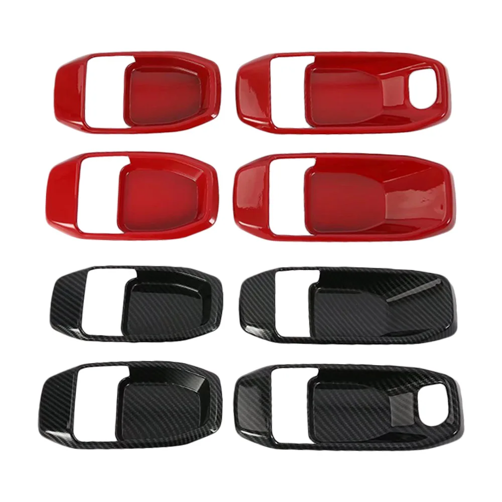 4 шт. крышка чаши дверной ручки, отделка из углеродного волокна для Jeep Wrangler JL JT 4Door 2018-2023
4 шт. крышка чаши дверной ручки, отделка из углеродного волокна для Jeep Wrangler JL JT 4Door 2018-2023