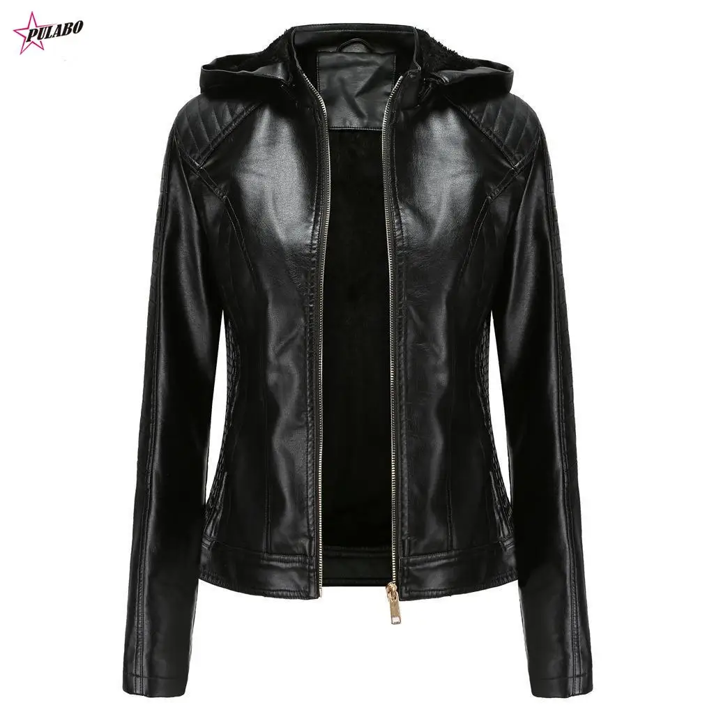 PULABO y2k Winter Warm Women Short Coat Leather Biker Jacket Parka Zipper Tops Overcoat Outwear Hooded
PULABO y2k Winter Warm Women Short Coat Leather Biker Jacket Parka Zipper Tops Overcoat Outwear Hooded
