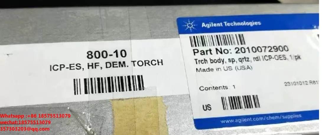 Для Agilent 2010072900, радиальный полусъемный фонарь Icp, крутящая трубка, оригинальный новый бренд.
Для Agilent 2010072900, радиальный полусъемный фонарь Icp, крутящая трубка, оригинальный новый бренд.