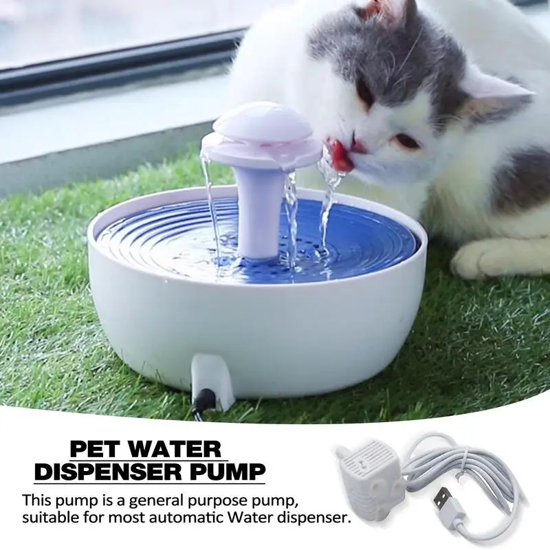 Cat Water Fountain Pump Portable Pet Water Dispenser Pump Replacement DIY Crafts Water Feeder Pet Drinking Water Fountain
Cat Water Fountain Pump Portable Pet Water Dispenser Pump Replacement DIY Crafts Water Feeder Pet Drinking Water Fountain
