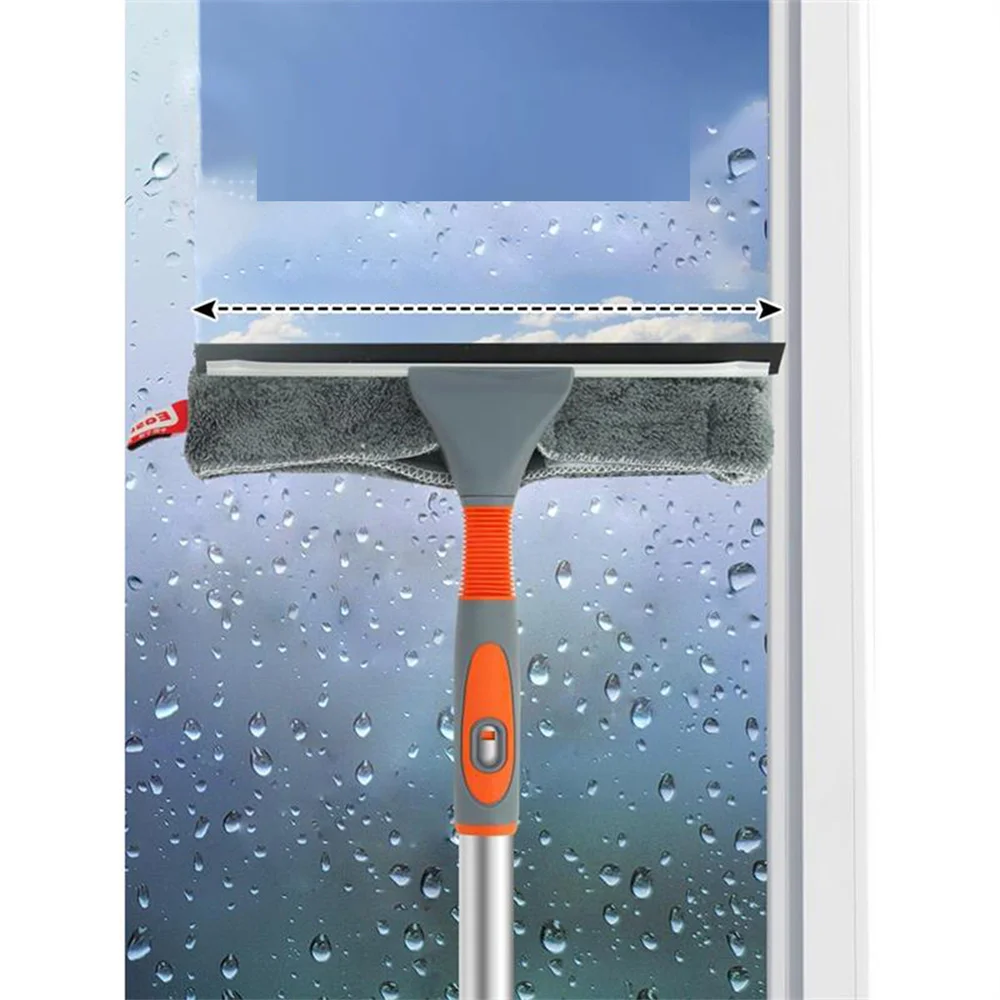 2 in 1 Multi-function Window Squeegee Window Cleaner Tool With 57/89inch Extension Flexible Pole Detachable Microfiber Scrubber
2 in 1 Multi-function Window Squeegee Window Cleaner Tool With 57/89inch Extension Flexible Pole Detachable Microfiber Scrubber