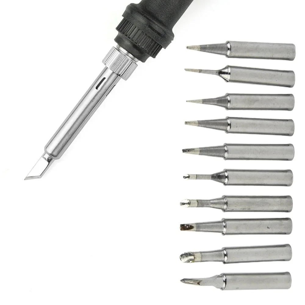 10pcs Copper Base Soldering Iron Tips 900M-T-B -Rework Station Soldering Tool Welding & Soldering Equipment
10pcs Copper Base Soldering Iron Tips 900M-T-B -Rework Station Soldering Tool Welding & Soldering Equipment