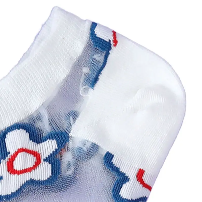 5 Pairs Womens Glass Fiber Boat Socks Sweet Flower Jacquard Invisible Hoisery 37JB
5 Pairs Womens Glass Fiber Boat Socks Sweet Flower Jacquard Invisible Hoisery 37JB