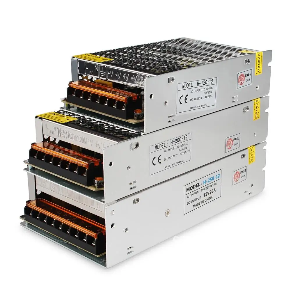 Power Supply Unit Transformer 12V to 220V Power Suply 2A 3A 5A 10A 15A 20A 30A Switching Power Supply For LED Strip
Power Supply Unit Transformer 12V to 220V Power Suply 2A 3A 5A 10A 15A 20A 30A Switching Power Supply For LED Strip