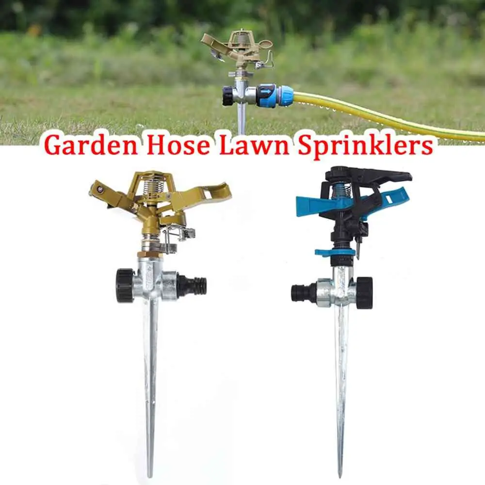 

Supplies Large Area Coverage Automatic Watering 360 Rotating Watering Spray Irrigation Garden Sprinklers Hose Lawn