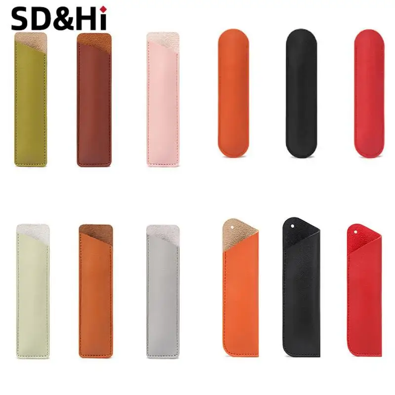 1pc Pencil Case School Pen Storage Bag Cute Pen Case Kawaii Pen Protective Sleeve Small Sign Pen Cover Leather Case
1pc Pencil Case School Pen Storage Bag Cute Pen Case Kawaii Pen Protective Sleeve Small Sign Pen Cover Leather Case