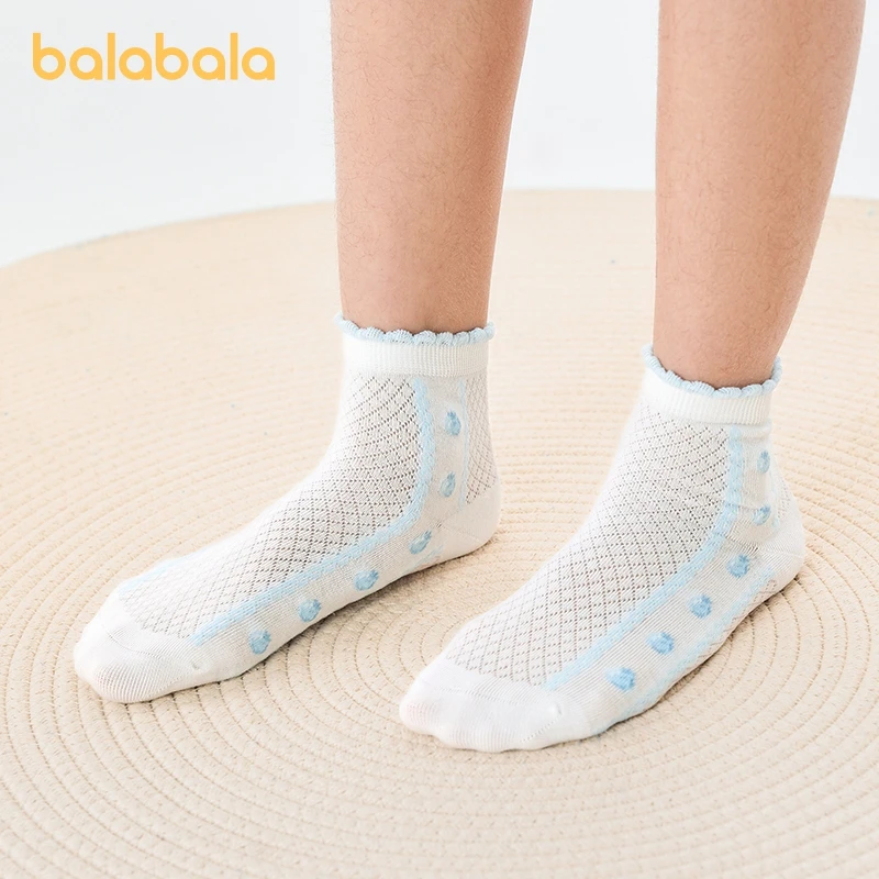 Balabala 4 Pairs Socks Girls Mesh Socks 2024 Summer New Thin Breathable Jacquard Pattern Toddler Artistic Versatile 4 Pairs Set
Balabala 4 Pairs Socks Girls Mesh Socks 2024 Summer New Thin Breathable Jacquard Pattern Toddler Artistic Versatile 4 Pairs Set