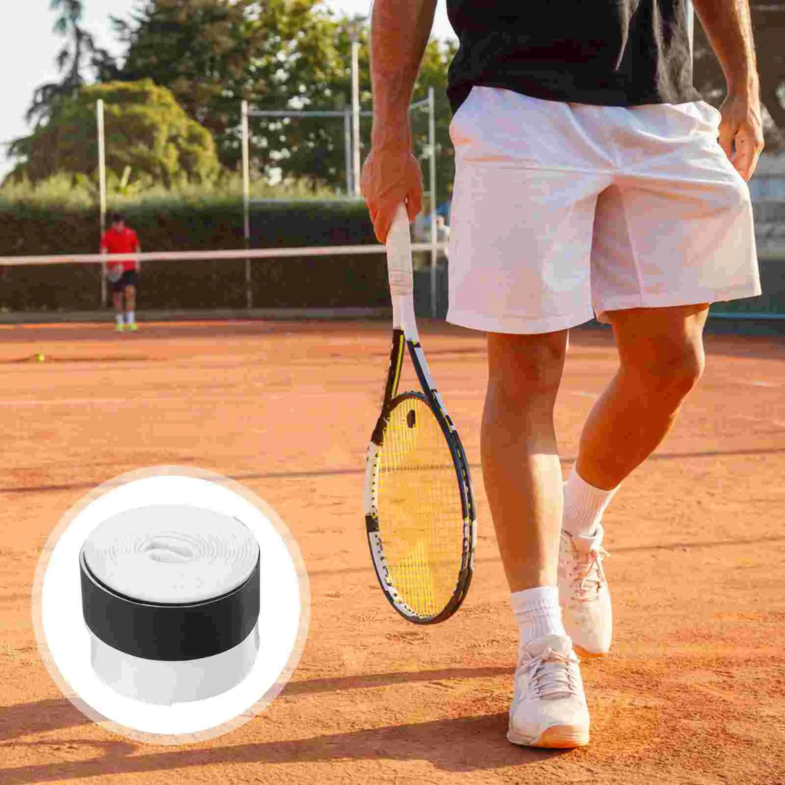 White Racket Grip Anti Perforated Super Absorbent Tennis Squash Racket Badminton Overgrip Sweat Band
White Racket Grip Anti Perforated Super Absorbent Tennis Squash Racket Badminton Overgrip Sweat Band