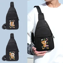 Chest Bag for Men Shoulder Bags Casual Crossbody Bagss Men Fashion Bear 26 Letter Print Chest Package Business Bag HandleBags 
Chest Bag for Men Shoulder Bags Casual Crossbody Bagss Men Fashion Bear 26 Letter Print Chest Package Business Bag HandleBags