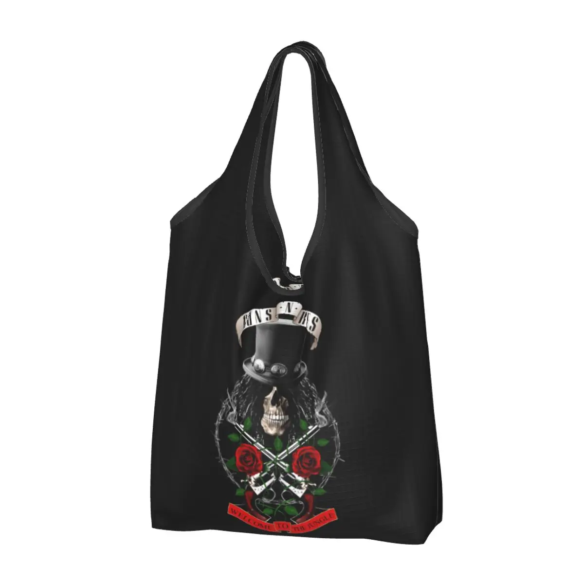 Многоразовые продуктовые пакеты Slash Guns N Roses, складная машинная стирка, сумка для покупок, большая Экологичная сумка для хранения, прилагаемый мешочек
Многоразовые продуктовые пакеты Slash Guns N Roses, складная машинная стирка, сумка для покупок, большая Экологичная сумка для хранения, прилагаемый мешочек