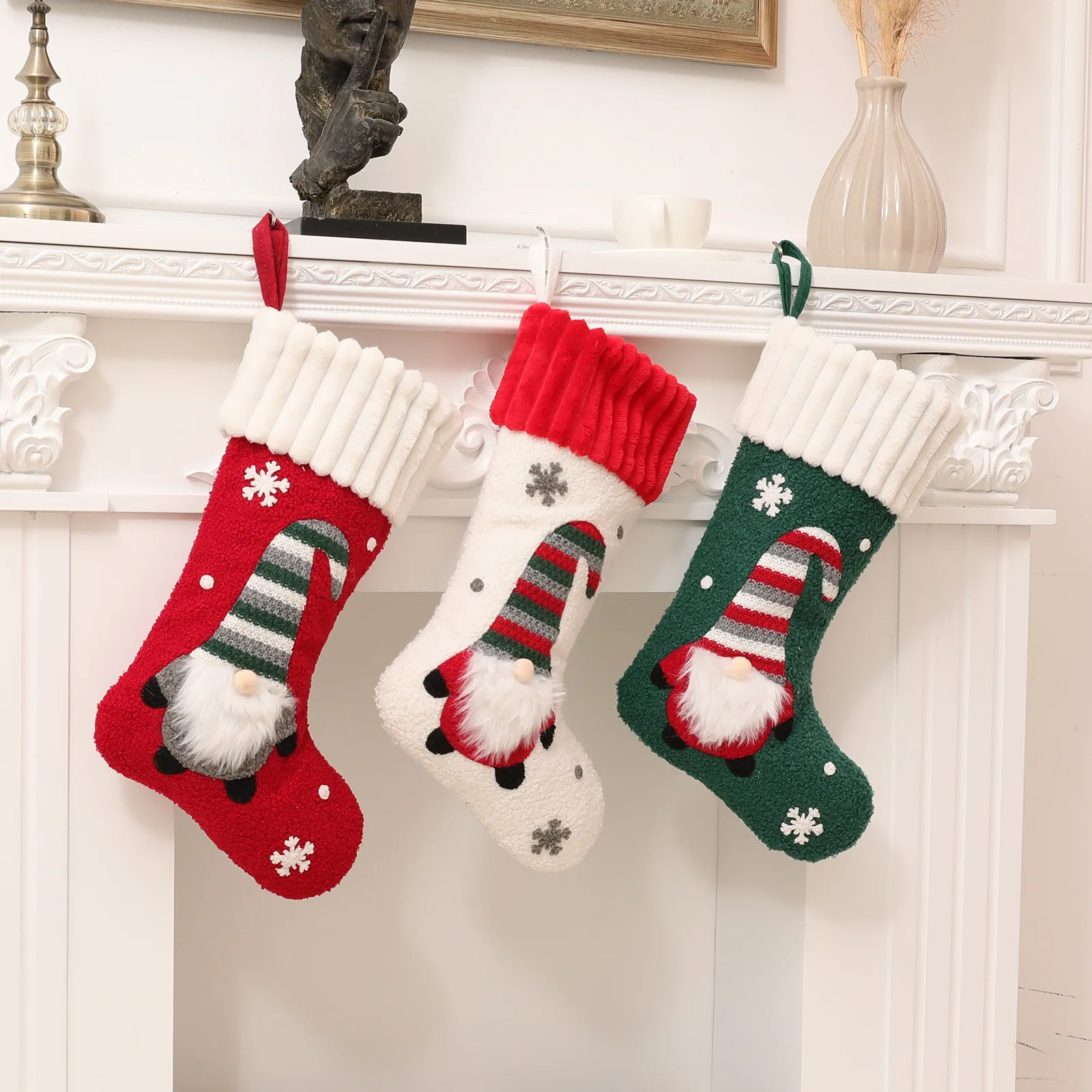 Christmas Hanging Stockings DIY Diamond Painting Fireplace Xmas Decoration Party Decor For Christmas Socks Bag
Christmas Hanging Stockings DIY Diamond Painting Fireplace Xmas Decoration Party Decor For Christmas Socks Bag