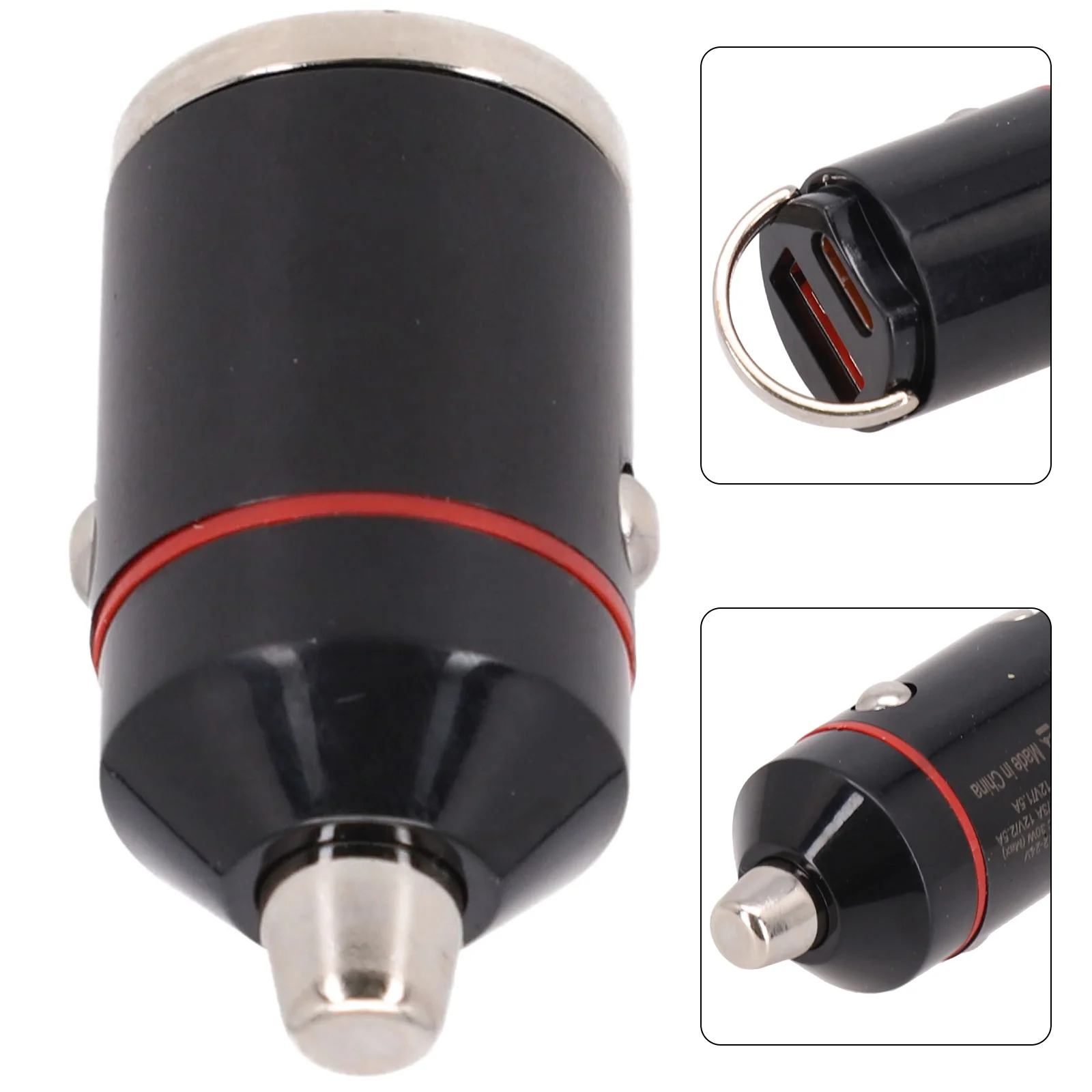 Adapter Car Charger 12-24V 1pcs 1x Replacement Accessories Aluminum Alloy Black Dual USB Fast Charging Interior
Adapter Car Charger 12-24V 1pcs 1x Replacement Accessories Aluminum Alloy Black Dual USB Fast Charging Interior