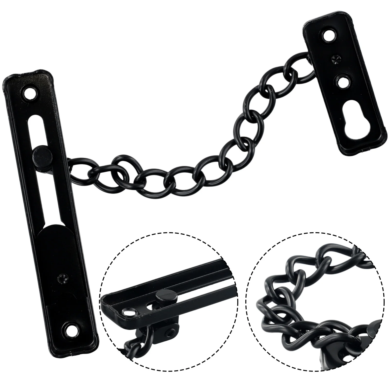 Security Door Chain Latch Bolt Restrictor Stainless Steel Key Anti-theft Chain Hotel Door Anti-lock Chain Door Accessories
Security Door Chain Latch Bolt Restrictor Stainless Steel Key Anti-theft Chain Hotel Door Anti-lock Chain Door Accessories