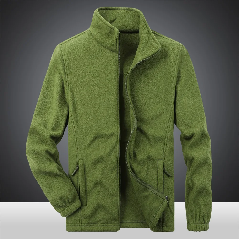 

Wholesale Outdoor Zipper Polyester Company Uniform Staff Men's Full Zip Up Fleece Jacket Men
