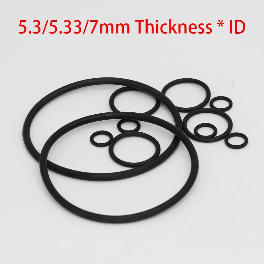 

63/65/67/69/71/73/75/77.5/80/82.5/85/87.5/90/92.5/95*5.3mm ID*Thickness Black NBR Oring Rubber Washer Oil Seal Gasket O Ring