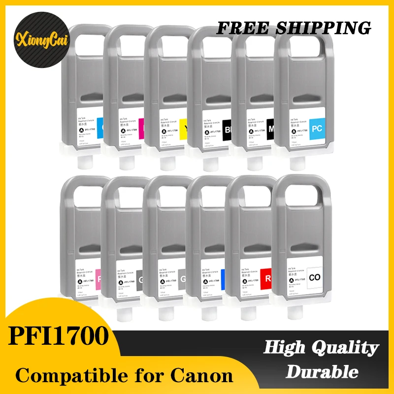 NEW PFI1700 PFI-1700 ink cartridge compatible for Canon Pro 2000 4000 4000s 6000 6000s pro 2100 4100 6100 with pigment ink
NEW PFI1700 PFI-1700 ink cartridge compatible for Canon Pro 2000 4000 4000s 6000 6000s pro 2100 4100 6100 with pigment ink