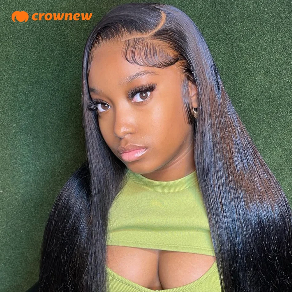 Crownew 13x6 Hd Lace Front Human Hair Wig 30 32 34 Inch PrePlucked With Baby Hair Bone Straight Lace Front Wigs On Sale 180
Crownew 13x6 Hd Lace Front Human Hair Wig 30 32 34 Inch PrePlucked With Baby Hair Bone Straight Lace Front Wigs On Sale 180