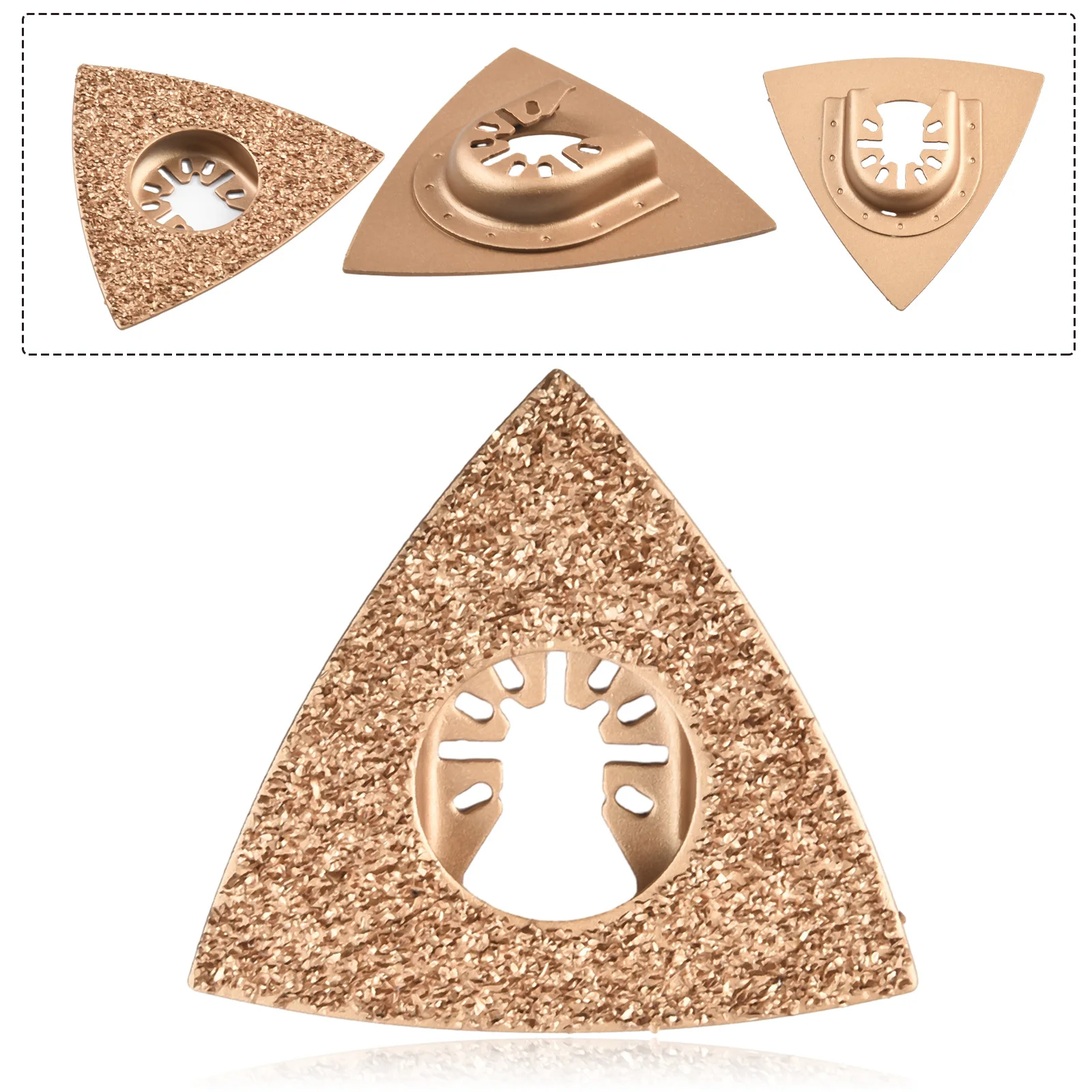 1PC 78mm Oscillating Multitool Triangular Carbide Grit Rasp Blade Universal Grout Removal For Grinding Machines Tool Accessories
1PC 78mm Oscillating Multitool Triangular Carbide Grit Rasp Blade Universal Grout Removal For Grinding Machines Tool Accessories