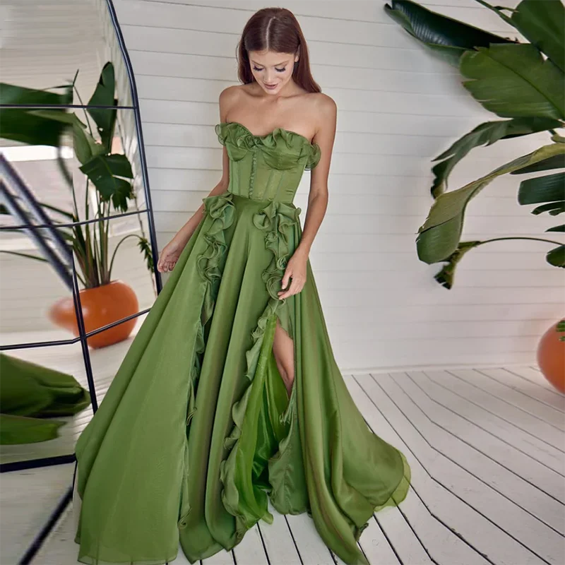 ТРАПЕЦИЕВИДНОЕ ПЛАТЬЕ со шлейфом и оборками для женских праздничных коктейльных вечерних платьев подружки невесты
ТРАПЕЦИЕВИДНОЕ ПЛАТЬЕ со шлейфом и оборками для женских праздничных коктейльных вечерних платьев подружки невесты