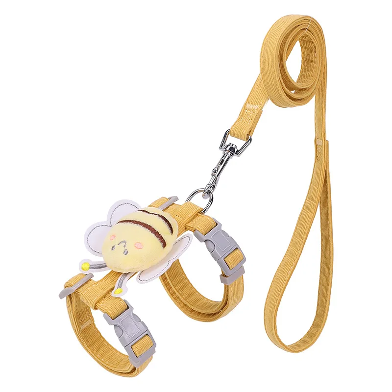 

Cute And Practical Pet Traction Undershirt Leash All In One, Suitable For Small And Medium-Sized Pets, Cats And Dogs Universal